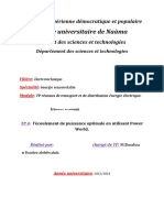 Centre Universitaire de Naàma: Répulique Algérienne Démocratique Et Populaire