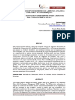 Análise da literatura sobre avaliação de desempenho e estilos de liderança