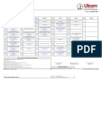 Horario Del Docente: Cédula: 1310517295