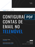 Configurar contas de email no telemóvel