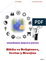 Biblia Vs Religiones, Sectas y Herejías