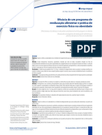 Eficácia de Um Programa de Reeducação Alimentar e Prática de Exercício Físico Na Obesidade