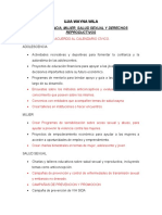 EJE TEMÁTICO, ADOLESCENCIA, MUJER, SALUD SEXUAL Y DERECHOS REPRODUCTIVOS. Arias Sharon