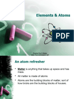 Elements & Atoms: Created by G.Baker