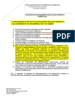 OrientaÃ Ã o para Processo Ambiental