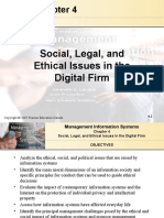 Social, Legal, and Ethical Issues in The Digital Firm