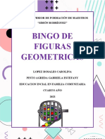 Bingo de Figuras Geometricas: Escuela Superior de Formación de Maestros "Simón Rodríguez"
