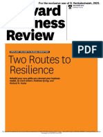 Two Routes To Resilience: Rebuild Your Core While You Reinvent Your Business Model. by Clark Gilbert, Matthew Eyring, and
