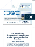 Introducción Al Curso (Pautas Generales) : Escuela Profesional de Contabilidad