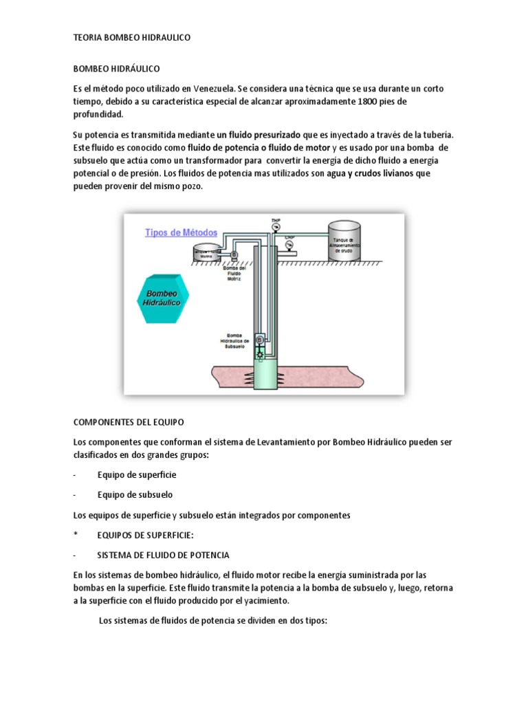 BOMBEO HIDR ULICO PDF Bomba Ingenier a Qu mica