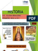 Historia: Lic. Elena Bracero Primero Bgu A B C