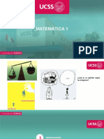 Curso Matemática 1: SEMESTRE 2022-2