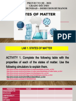 Lab 1. States of Matter