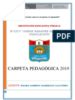 CARPETA PEDAGOGICA UNE Ultimo 2019