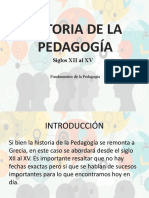 Historia de La Pedagogía: Siglos XII Al XV