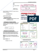 Salón B Razonamiento Matemático: Permutacion Lineal