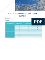 Fossils and Geologic Time Scale