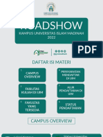 Roadshow: Kampus Universitas Islam Madinah 2022