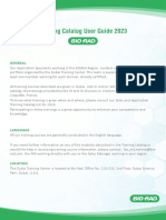 Training Catalog User Guide 2023: General