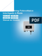 Inversor String Fotovoltaico Interligado À Rede: Manual Do Usuário