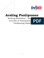 Araling Panlipunan: Ikatlong Markahan - Modyul 4: Layunin at Pamamaraan NG Patakarang Piskal