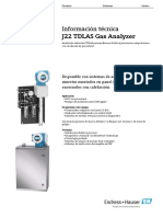 J22 TDLAS Gas Analyzer: Información Técnica