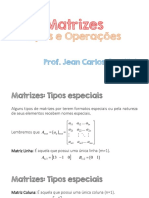 Matrizes: Tipos e Operações