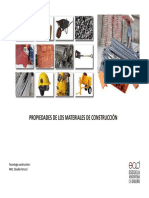 Propiedades de Los Materiales de Construcción: Tecnología Constructiva I ARQ .Claudia Ferrucci