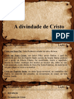 PPF Lição 5 - A Divindade de Cristo