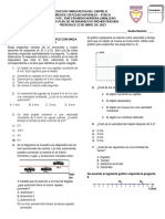 Examen de Mejoramiento FISICA 10