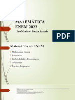 Matemática ENEM 2022: Prof Gabriel Souza Arruda