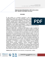 Evaluacion Del Grado de Adulteración Del Café (Coffea Arabica) Tostado Y Molido Con Habas (Vicia Faba)