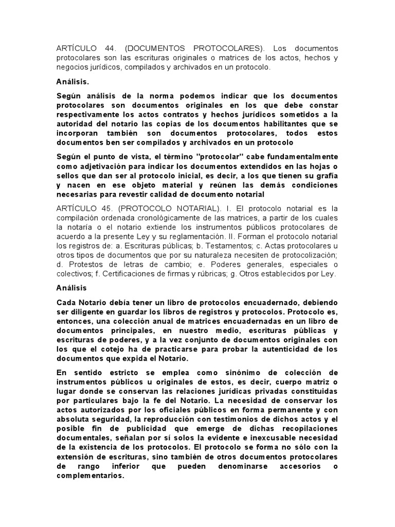 Analisis Articulos 44 y 45 Ley 483 | PDF | Justicia | Crimen y violencia