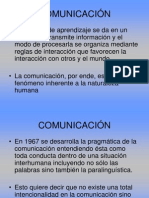 PRAGMATICA DE LA COMUNICACIÓN