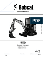 Bobcat Compact Excavator E17z Service Manual - 7314142