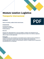 Módulo Gestion Logística: Transporte Internacional