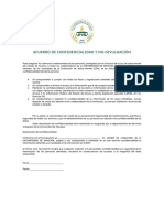 ACUERDO DE CONFIDENCIALIDAD COLABORADORES Evaluación de Salud Mental