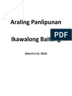 Araling Panlipunan March 6 10 Module Complete