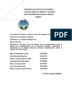 Interpretación Ley Marco de Los Acuerdos de Paz y GEB