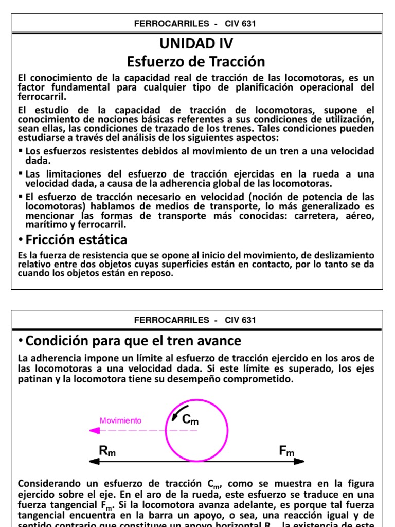 Ferrocarriles U4 | PDF | Eje | Locomotoras