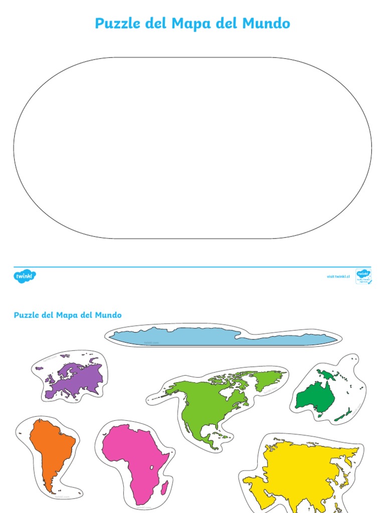CL Cs 1641901728 Rompecabezas Mapa Del Mundo Continentes y Oceanos ...