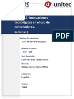 Tarea 8.1: Innovaciones Tecnológicas en El Uso de Contenedores