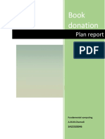 Book Donation: Plan Report