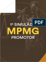 1º Simulado MPMG - Estratégia