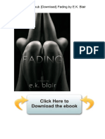 (Ebook PDF Epub (Download) Fading by E.K. Blair