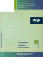 Proyecto Institucional: Educativo