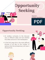 Opportunity Seeking