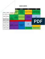 Horario Iii Semestre: Lunes Martes Miercoles Jueves Viernes