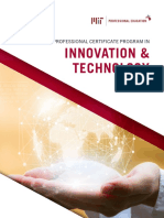 Brochure Innovation Technology Certificate 2023