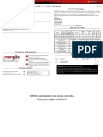 Pagamento fatura cartão crédito com opções mínimo total e resumo operações